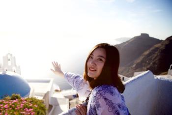 美女希腊自由行有惊无险