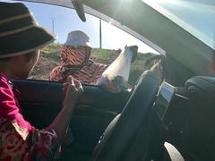 妹子在非洲自驾遭遇警察 装萌卖傻就可以吗